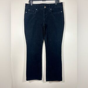 J.Crew Womens Corduroy Pants Favorite Fit Size 31S black basic